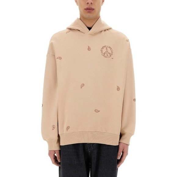 Emporio Armani Intricate Embroidered Sweatshirt With Hood - NWT